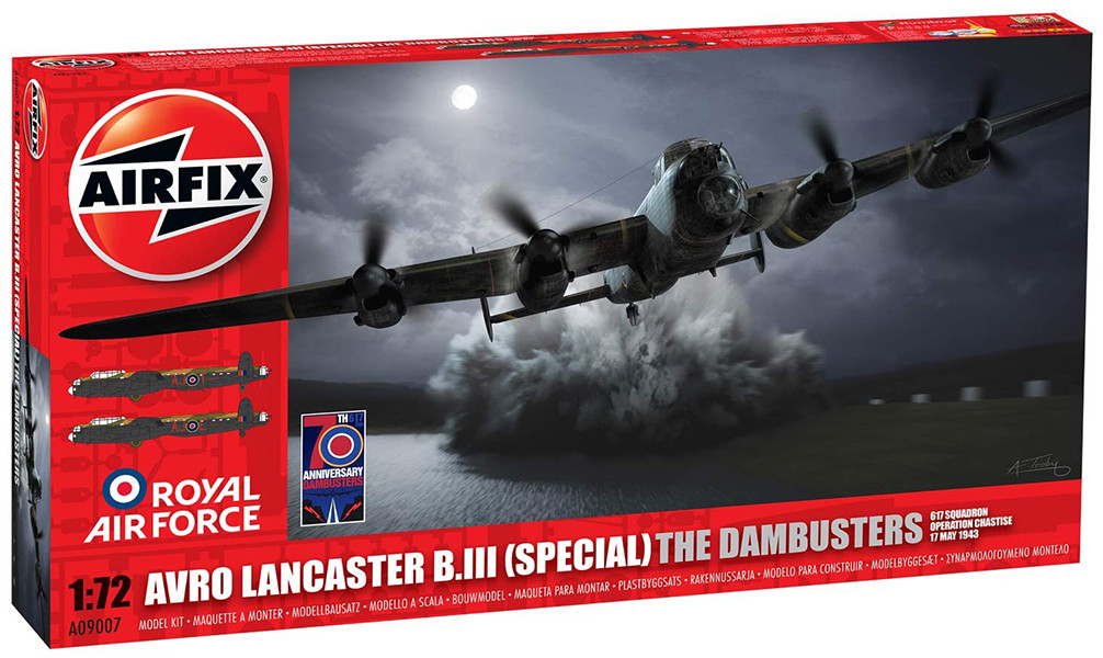 A09007 AIRFIX 1/72 Avro Lancaster B.III (Special) The Dambusters ...