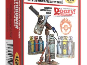 DZ031 AK INTERACTIVE DOOZY! 1/24 TRUCK FLAMETHROWER WITH CAR FENDER PROTECTIVE SHIELD