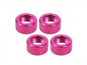 SAK-D125/PK Sakura Zero Parts Oil Shock Upper Cover (4pcs) For Sakura D3 - 3Racing Ghiera per ammortizzatori ad olio