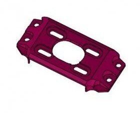 SAK-D407 Aluminum Motor Plate For SAKURA D4 - 3Racing