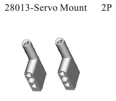 28013 Athena RK Servo mount (2 pc)