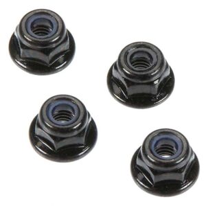 AR708001 ARAC9810 Dadi autobloccanti flangiati Flange Lock Nuts 4mm (4) ARRMA