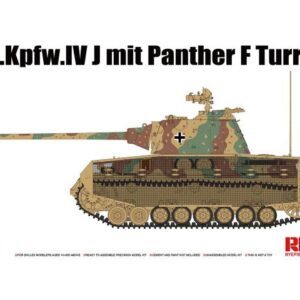 RFM-5068 RYE FIELD MODEL: 1/35; Pz.Kpfw.IV J mit Panther F Turret