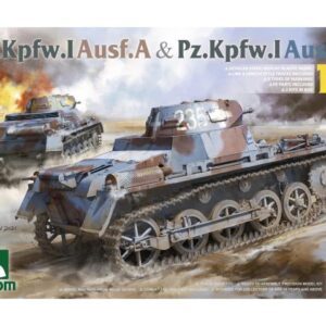 TKM2145 TAKOM MODEL: 1/35; Pz.Kpfw.I Ausf.A & Pz.Kpfw.I Ausf. B (1+1)