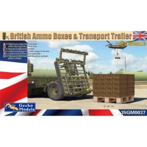 35GM0037 1/35 British Ammo Boxes & Trailer GECKO