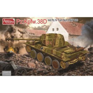 AMU35A019 1/35 Panzer 38D mit Pz.IV Turm und 8cm PAW600 AMUSING HOBBY