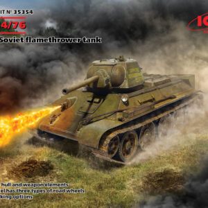 35354 1/35 OT-34/76, WWII Soviet flamethrower tank ICM