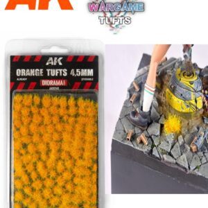 AK-8241 AK INTERACTIVE CUFFI PER WARGAME ARANCIONE E GIALLO Orange Wargame Tufts