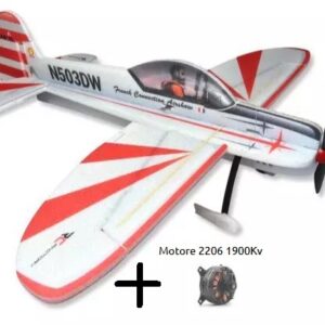 16057 Aeromodello Cap 10 (rosso) KIT 810 mm con MOTORE