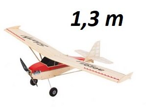 136600 Aeromodello Trainer Shorty 1300 mm CNC Lasercut kit Aero-naut