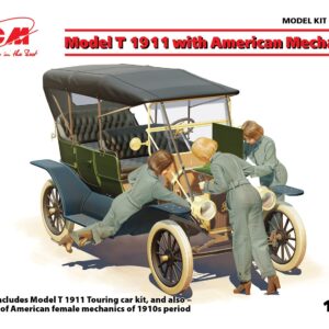 24010 1/24 Model T 1911 Touring with American Mechanics ICM