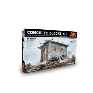 AK35019 1/35 Kit Blocchi In Cemento AK