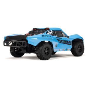 ARA3221ST2 1/10 Automodello FURY MEGA 550 2WD Short Course Truck RTR con Batteria e Carica, BLU