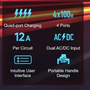 T400Q 12/220V 4x100W 1-6S Caricabatterie SkyRC