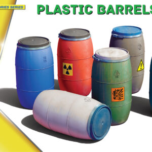 24011 1/24 Plastic Barrels 200L MINI ART