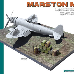 49019 1/48 Marston Mat Landing Strip with Barrels MINI ART