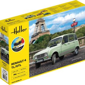 56759 HELLER 1/24 STARTER KIT Renault 4 TL/GTL