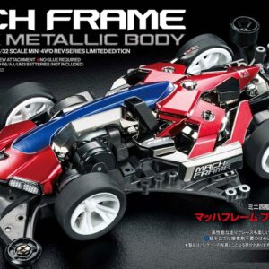 95673 mini4WD Mach Frame Black Metallic Body Telaio FM-A TAMIYA