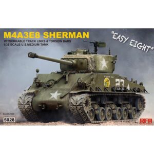 RFM5028 RYE FIELD MODEL 1/35 SHERMAN M4A3E8 W/ WORKABLE TRACK LINKS