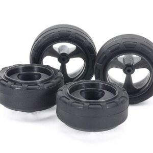 15541 TAMIYA GOMME STRETTE 24mm + CERCHI CARBON