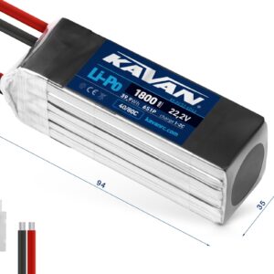 KAV33.6046 Li-Po 1800mAh/22,2V 40/80C, 39,9Wh Kavan