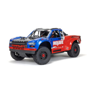 ARA4404T2 1/8 MOJAVE 4S 4X4 RTR Brushless Desert Truck, Blu/rosso